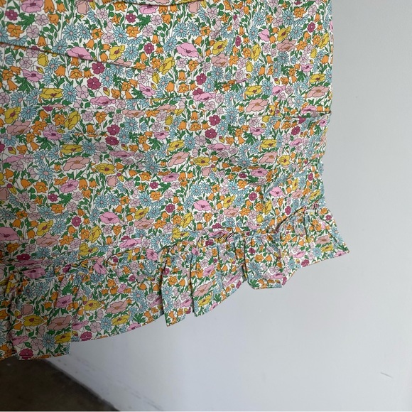 $166 NWT Light Blue For Love & Lemons “Raleigh” Mini Skirt Sz XS X-Small - Picture 5 of 9